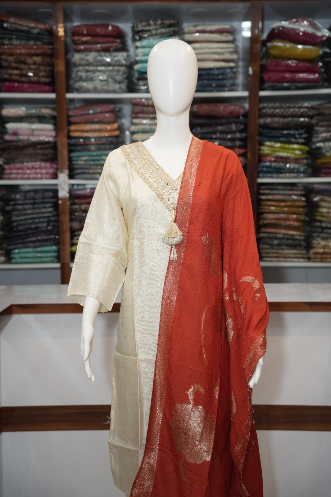 Zardosi Embroidered Party Wear Set